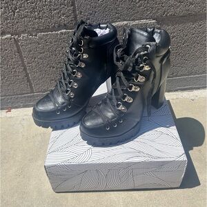 Miss Lola Lug Sole Boots